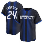 Kooe D.Tigers #24 Miguel Cabrera Player Navy City Connect Home Limited Stitched Jerseys