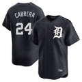 Kooe D.Tigers #24 Miguel Cabrera Player Navy Home Limited Game Stitched Jerseys