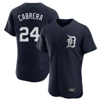 Kooe D.Tigers #24 Miguel Cabrera Player Navy Limited Elite Home Stitched Jerseys
