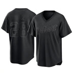Kooe D.Tigers #28 Javier B¨¢ez Player Black T-shirt Home Game Stitched Jerseys