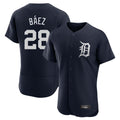 Kooe D.Tigers #28 Javier B¨¢ez Player Navy Limited Elite Home Stitched Jerseys