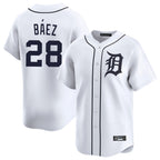 Kooe D.Tigers #28 Javier B¨¢ez Player White Home Limited Stitched Jerseys