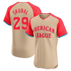 Kooe D.Tigers #29 Tarik Skubal Player Cream American League All-Star Limited Elite Home Stitched Jerseys