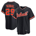 Kooe D.Tigers #29 Tarik Skubal Player Navy Home Game Stitched Jerseys