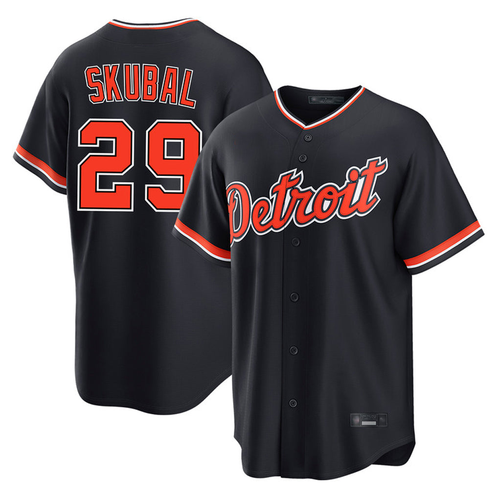 Kooe D.Tigers #29 Tarik Skubal Player Navy Home Game Stitched Jerseys