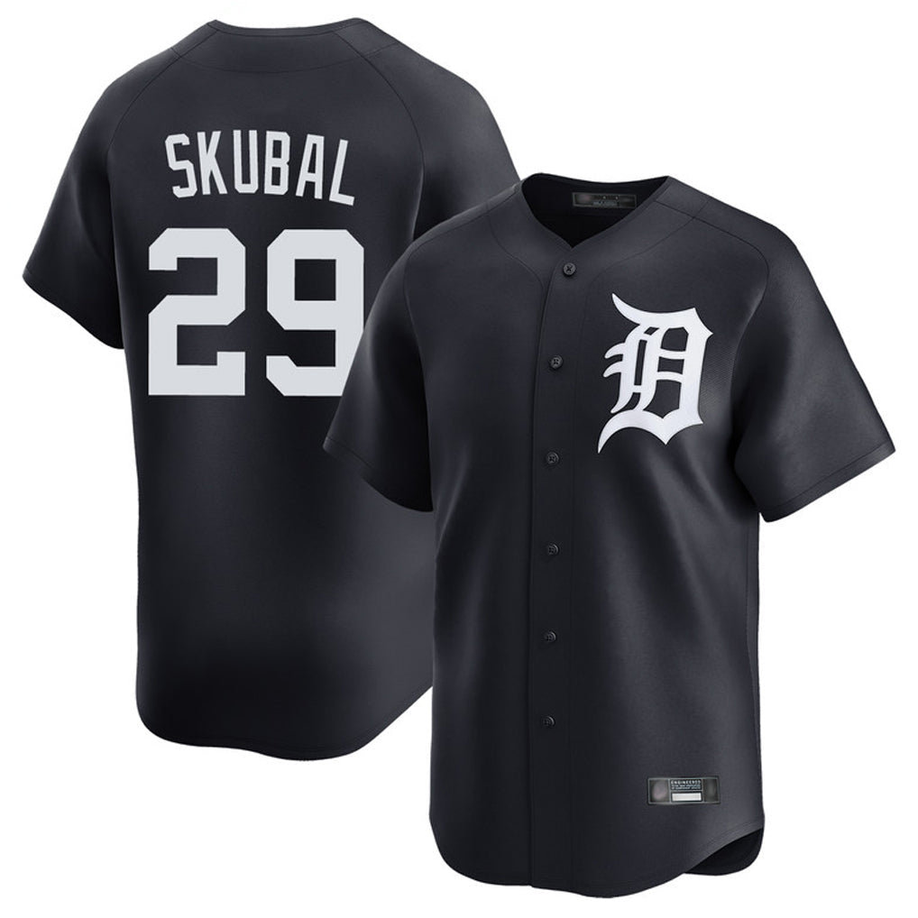 Kooe D.Tigers #29 Tarik Skubal Player Navy Home Limited Game Stitched Jerseys