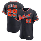 Kooe D.Tigers #29 Tarik Skubal Player Navy Limited Elite Home Game Stitched Jerseys