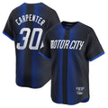 Kooe D.Tigers #30 Kerry Carpenter Player Navy City Connect Home Limited Stitched Jerseys
