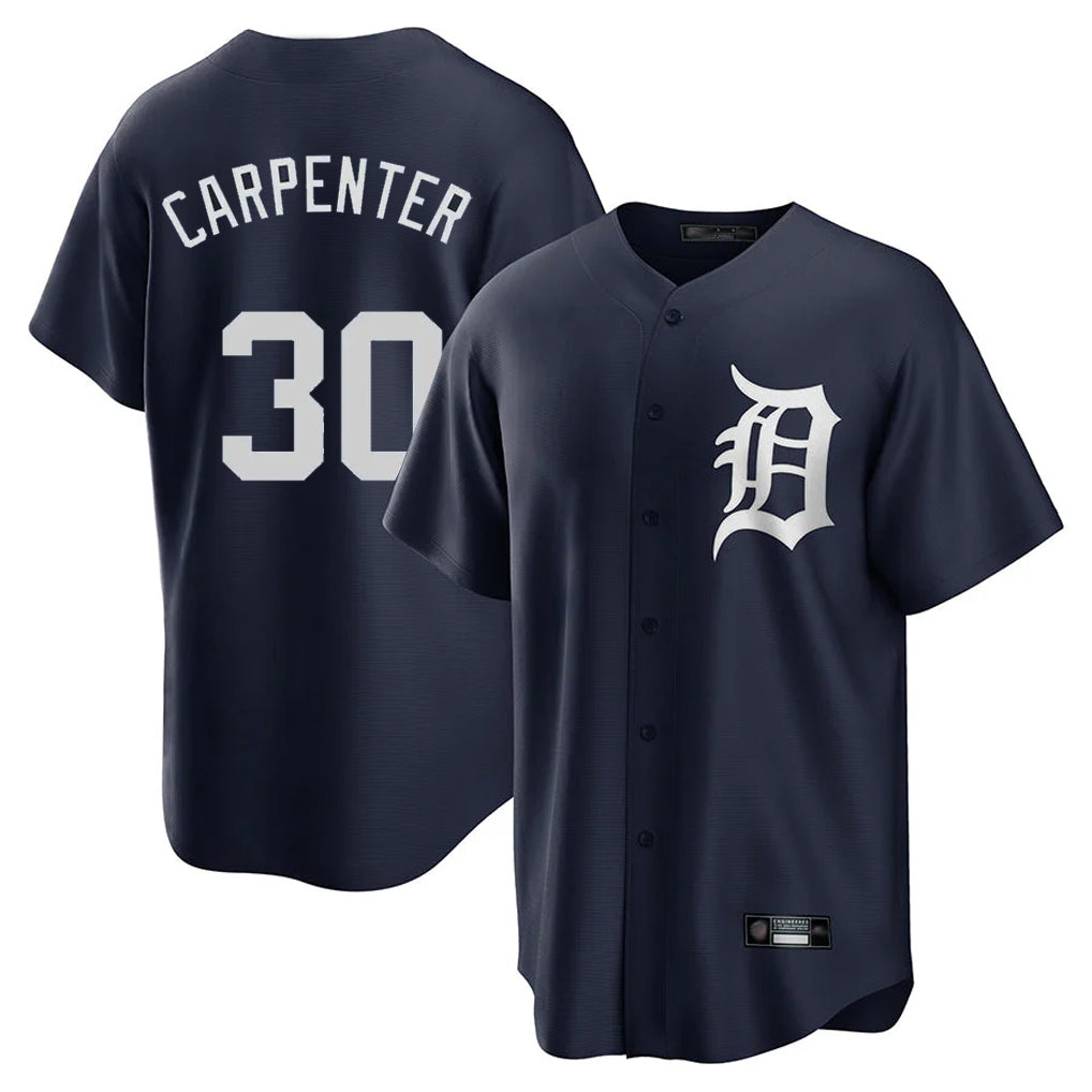 Kooe D.Tigers #30 Kerry Carpenter Player Navy Game Home Stitched Jerseys