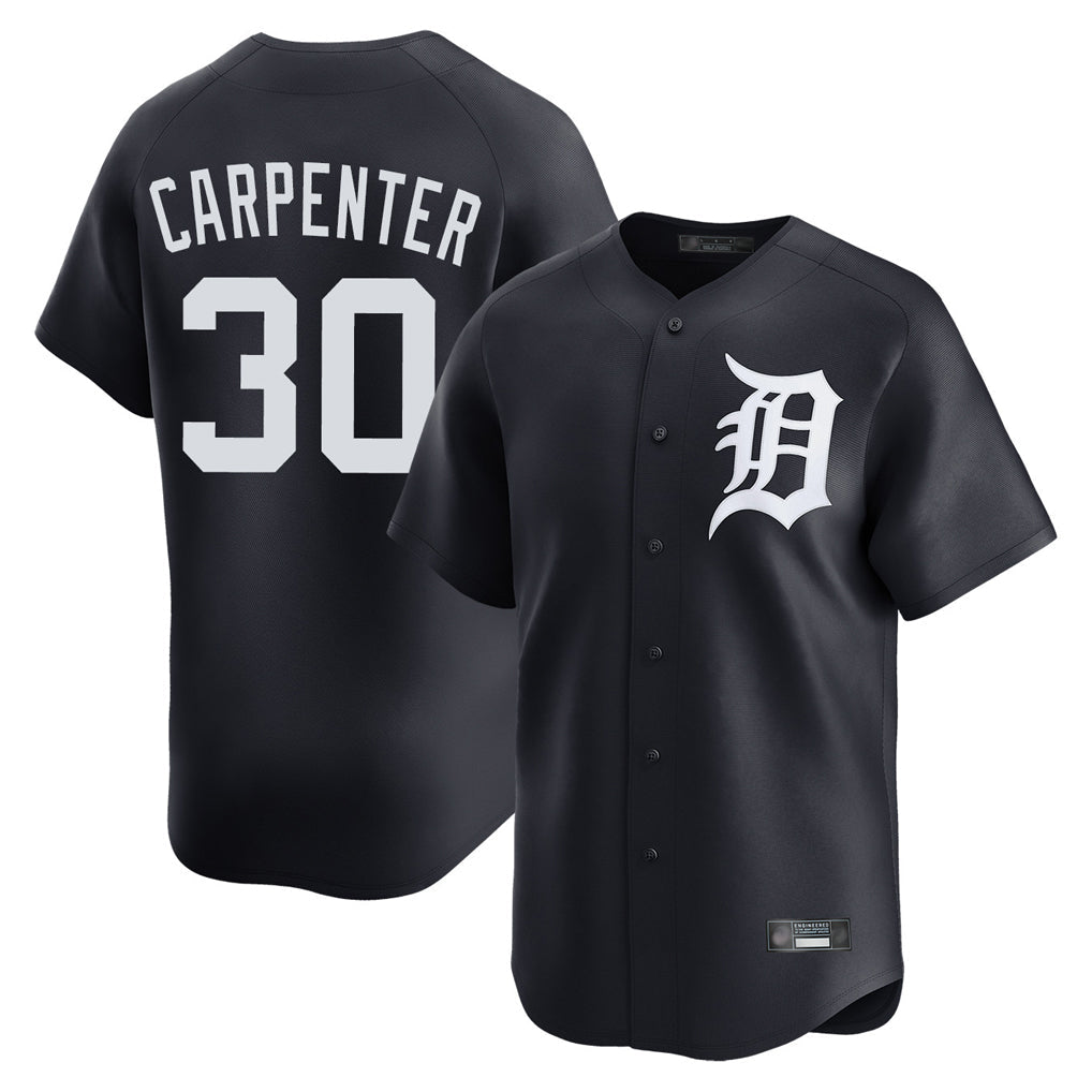 Kooe D.Tigers #30 Kerry Carpenter Player Navy Home Limited Game Stitched Jerseys