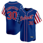 Kooe D.Tigers #30 Kerry Carpenter Player Royal Independence Day Vapor Premier Limited Stitched Jerseys