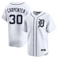 Kooe D.Tigers #30 Kerry Carpenter Player White Home Limited Stitched Jerseys