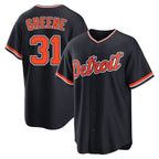 Kooe D.Tigers #31 Riley Greene Player Navy Home Game Stitched Jerseys