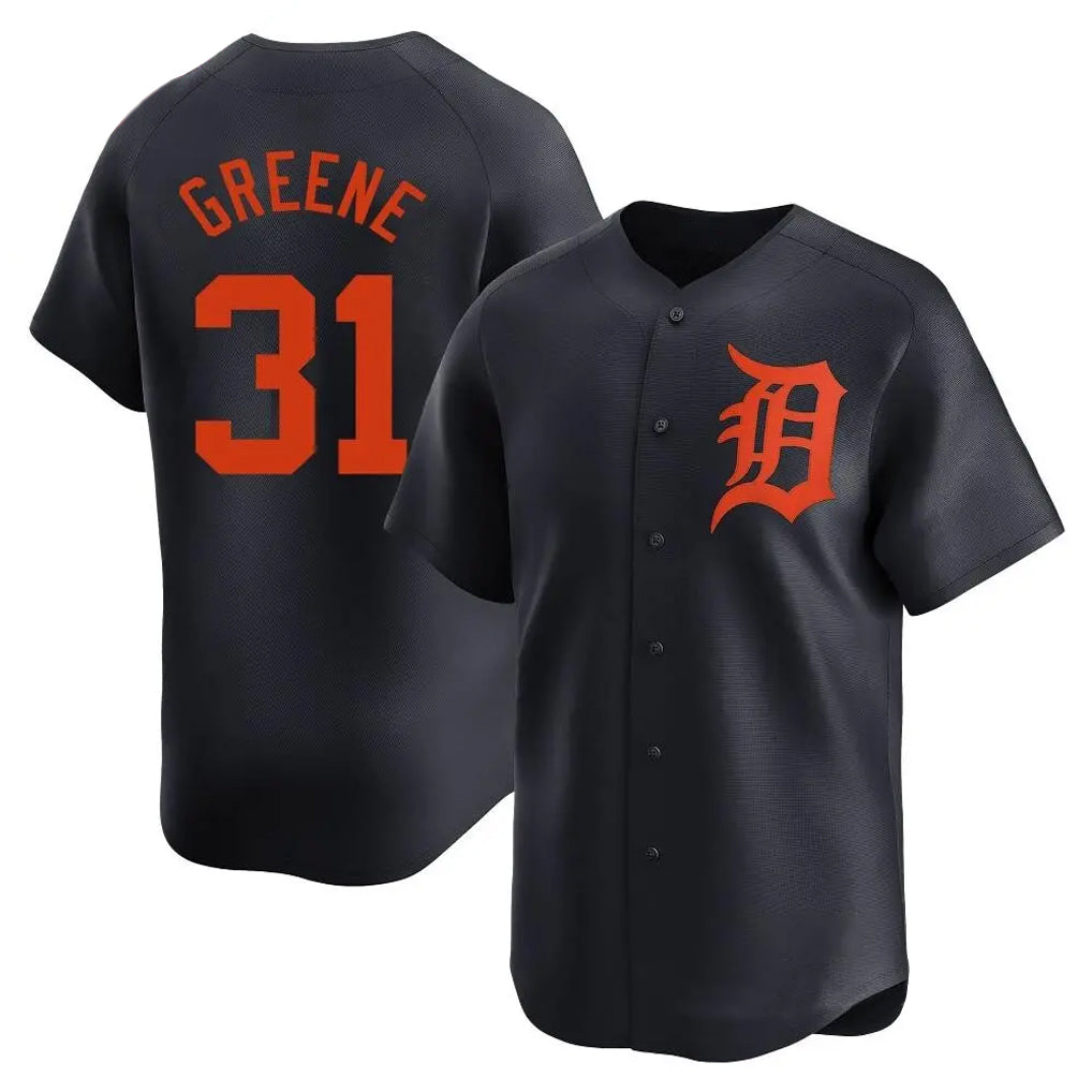 Kooe D.Tigers #31 Riley Greene Player Navy Home Limited Stitched Jerseys