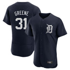 Kooe D.Tigers #31 Riley Greene Player Navy Limited Elite Home Stitched Jerseys