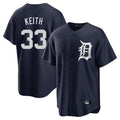 Kooe D.Tigers #33 Colt Keith Player Navy Game Home Stitched Jerseys