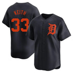 Kooe D.Tigers #33 Colt Keith Player Navy Home Limited Stitched Jerseys
