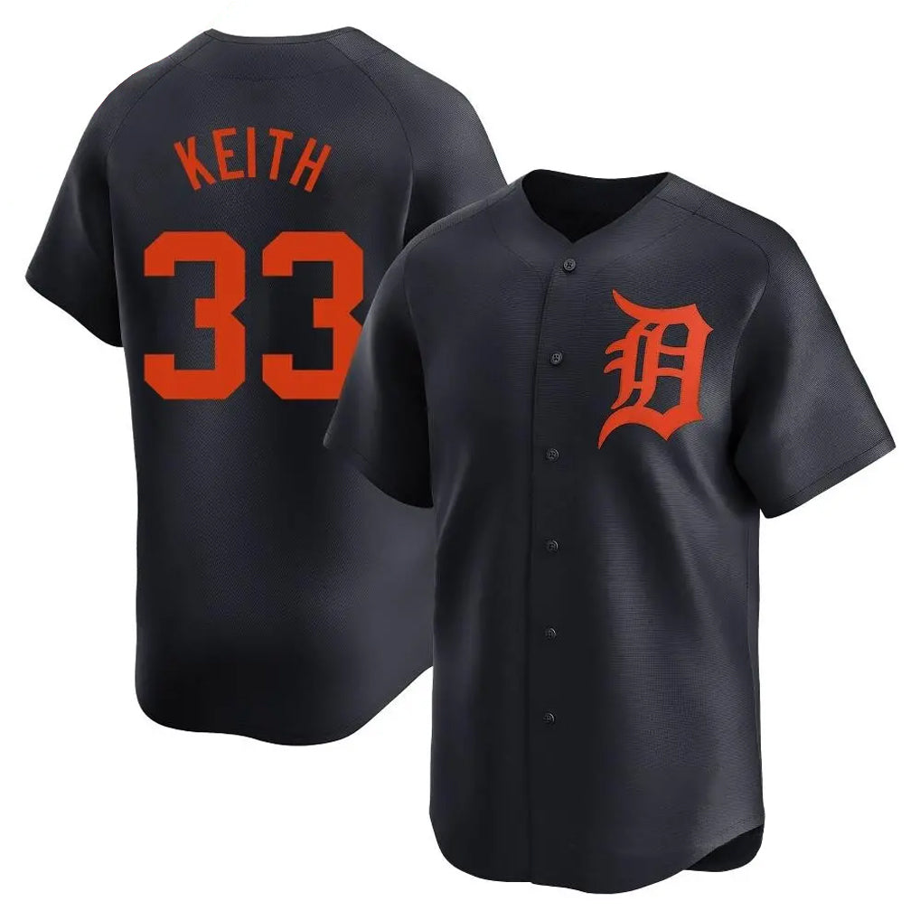 Kooe D.Tigers #33 Colt Keith Player Navy Home Limited Stitched Jerseys