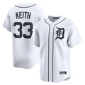 Kooe D.Tigers #33 Colt Keith Player White Home Limited Stitched Jerseys