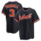 Kooe D.Tigers #3 Alan Trammell Player Navy Home Game Stitched Jerseys