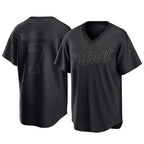Kooe D.Tigers #7 Kevin McGonigle Player Black T-shirt Home Game Stitched Jerseys