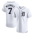 Kooe D.Tigers #7 Kevin McGonigle Player White Limited Elite Home Stitched Jerseys