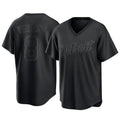 Kooe D.Tigers #8 Matt Vierling Player Black T-shirt Home Game Stitched Jerseys