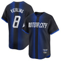 Kooe D.Tigers #8 Matt Vierling Player Navy City Connect Home Limited Stitched Jerseys