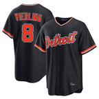 Kooe D.Tigers #8 Matt Vierling Player Navy Home Game Stitched Jerseys