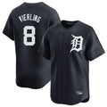 Kooe D.Tigers #8 Matt Vierling Player Navy Home Limited Game Stitched Jerseys