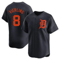 Kooe D.Tigers #8 Matt Vierling Player Navy Home Limited Stitched Jerseys