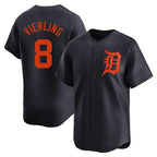 Kooe D.Tigers #8 Matt Vierling Player Navy Home Limited Stitched Jerseys