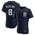 Kooe D.Tigers #8 Matt Vierling Player Navy Limited Elite Home Stitched Jerseys
