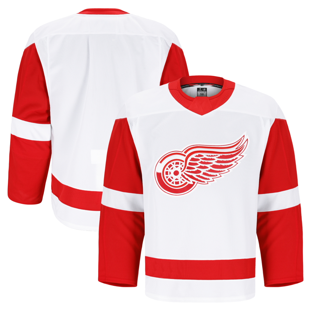 Kooe D.Red wings White Away Authentic Pro Jerseys