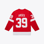 Kooe D.Red wings #39 Dominik Hasek Mitchell & Ness Red 2007-08 Power Play Jerseys