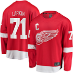 Kooe D.Red wings #71 Dylan Larkin Red 2023-24 Captain Breakaway Player Jerseys