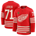 Kooe D.Red wings #71 Dylan Larkin Red Centennial Premium Player Jerseys
