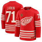 Kooe D.Red wings #71 Dylan Larkin Red Centennial Premium Player Jerseys