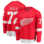 Kooe D.Red wings #72 Justin Faulk Red Home Breakaway Jerseys