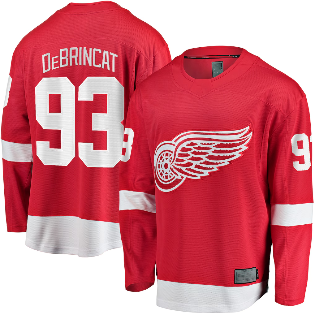 Kooe D.Red wings #93 Alex DeBrincat Red Breakaway Jerseys