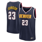Kooe D.Nuggets #23 Cameron Johnson Navy Fast Break Replica Jerseys - Icon Edition
