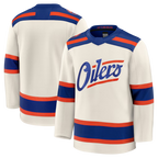 Kooe E.Oilers Light Beige Alternate Premium Jerseys