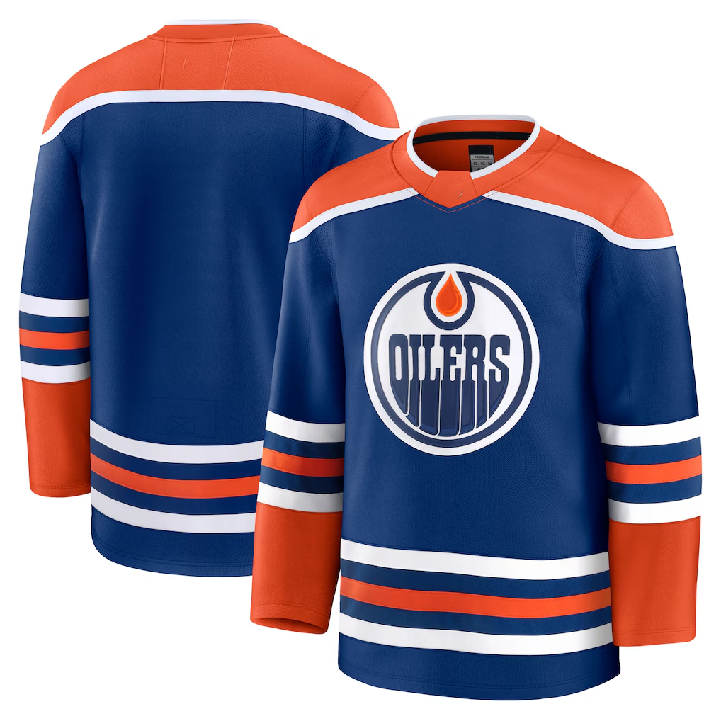 Kooe E.Oilers Royal Home Premium Jerseys