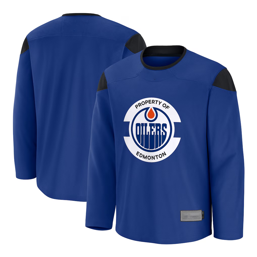 Kooe E.Oilers Royal Practice Jerseys