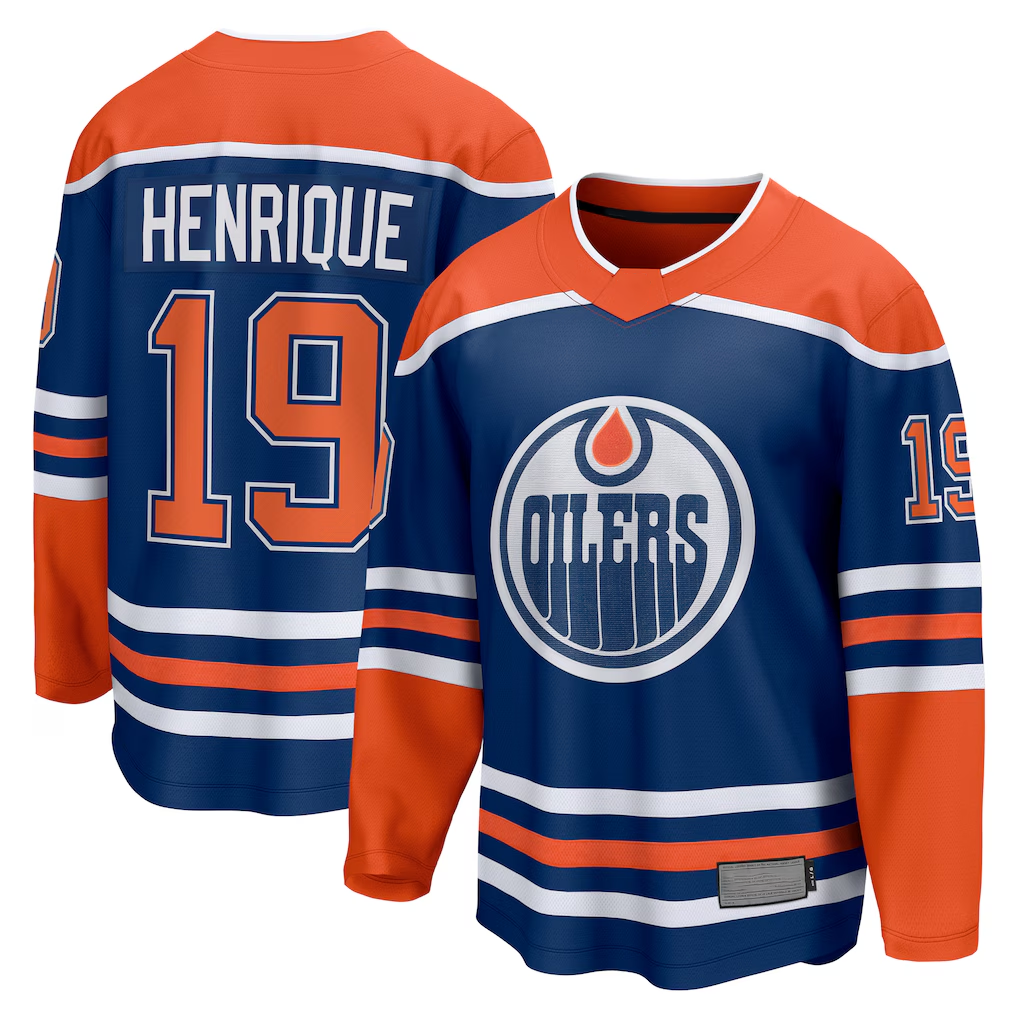 Kooe E.Oilers #19 Adam Henrique Royal Home Breakaway Jerseys