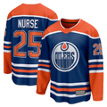 Kooe E.Oilers #25 Darnell Nurse Royal Home Breakaway Player Jerseys