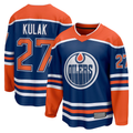 Kooe E.Oilers #27 Brett Kulak Royal Home Breakaway Player Jerseys