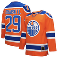 Kooe E.Oilers #29 Leon Draisaitl Mitchell & Ness Orange Power Play Jerseys