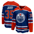 Kooe E.Oilers #35 Tristan Jarry Royal Home Premier Breakaway Player Jerseys