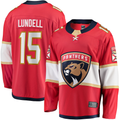Kooe F.Panthers F.Panthers #15 Anton Lundell Red Home Breakaway Player Jerseys